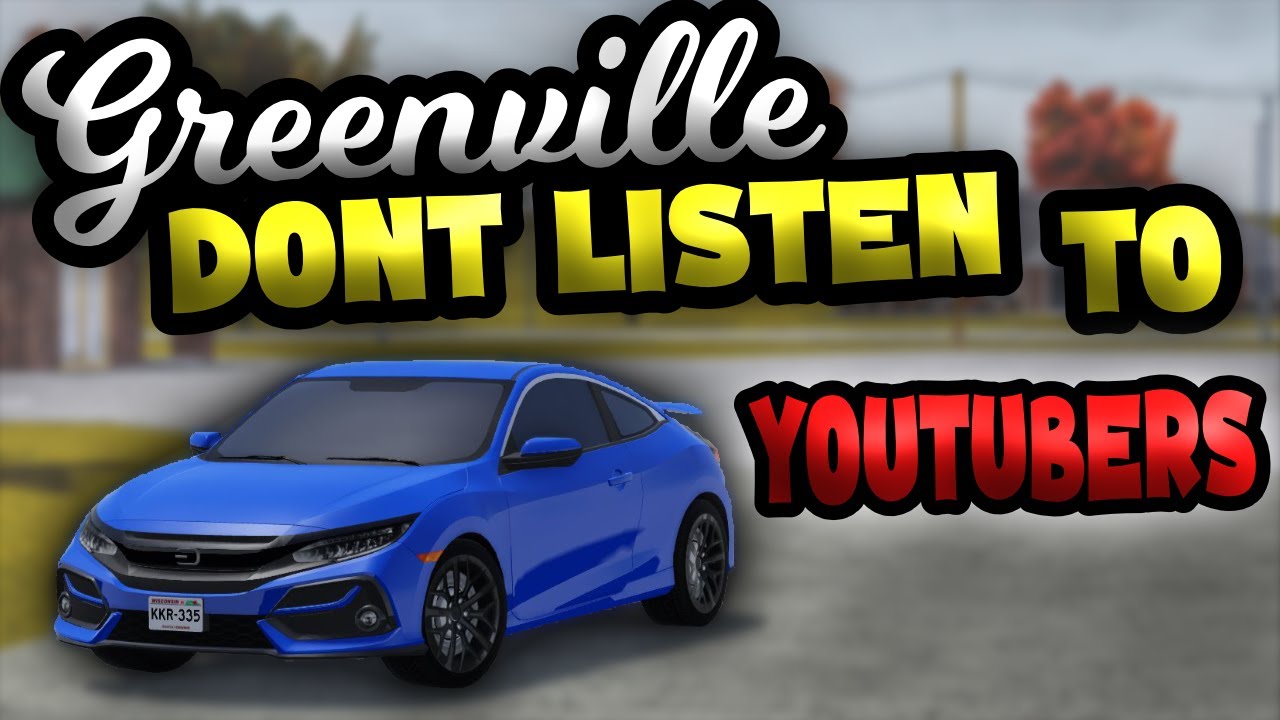 SOME Greenville Youtubers Have Been Spreading FALSE INFO... | Roblox Greenville