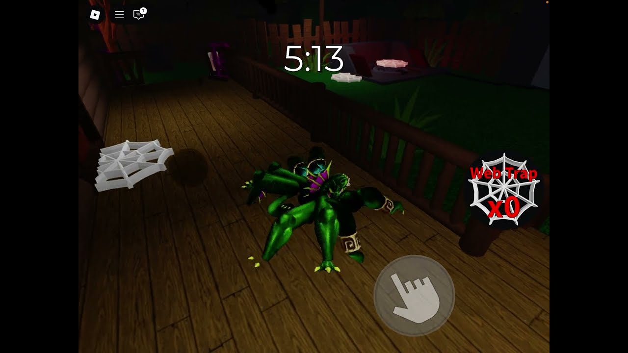 Beau’s First Video Playing Roblox Spider