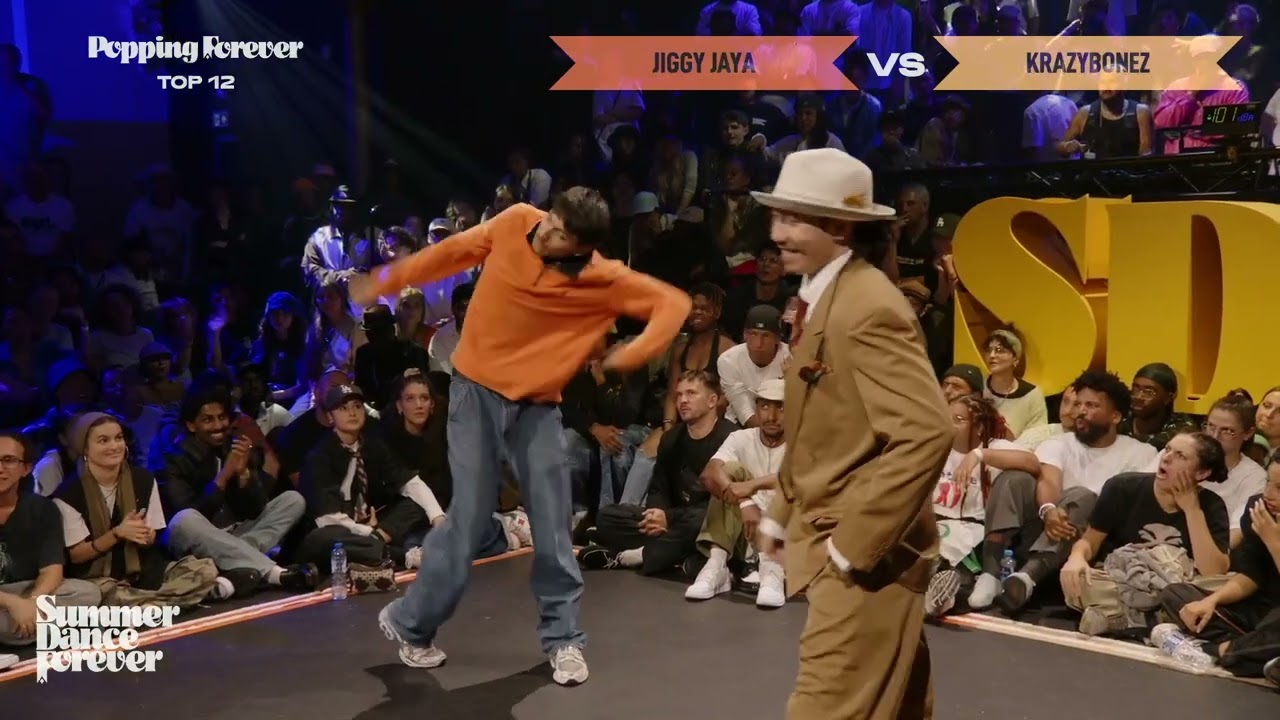 Jiggy Jaya vs Krazybonez TOP 12 Popping Forever | Summer Dance Forever 2024