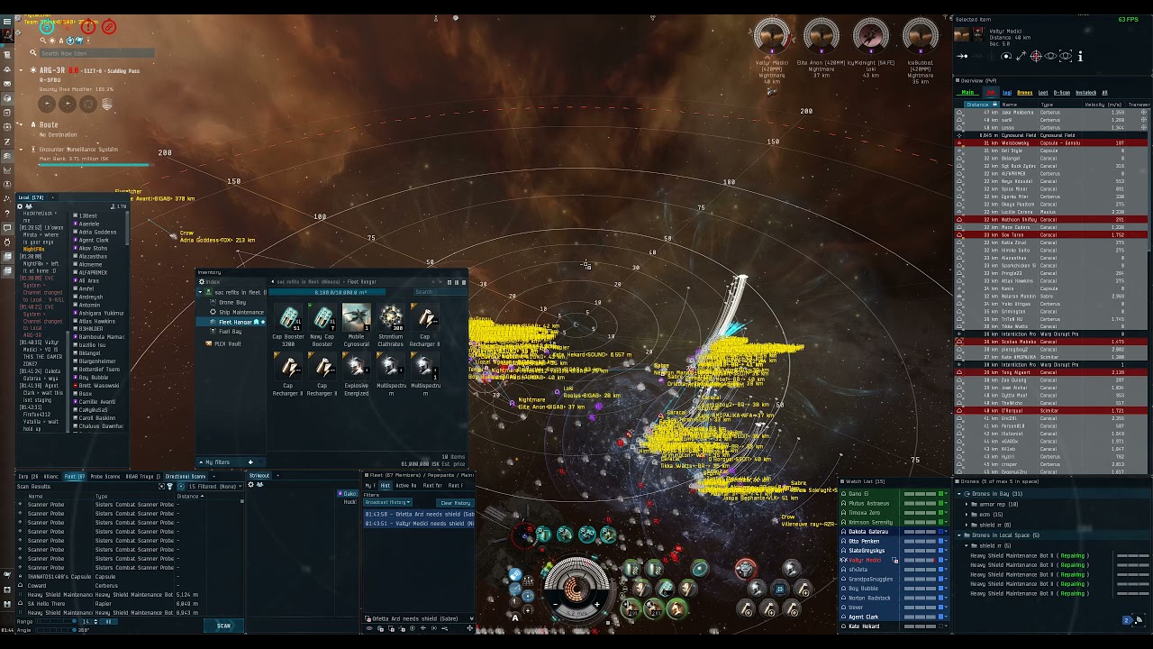 EVE ONLINE - FULL BROADSIDE vs. FI.RE COALITIOAN ( 420MM HEAD DIPLO FAX POV)