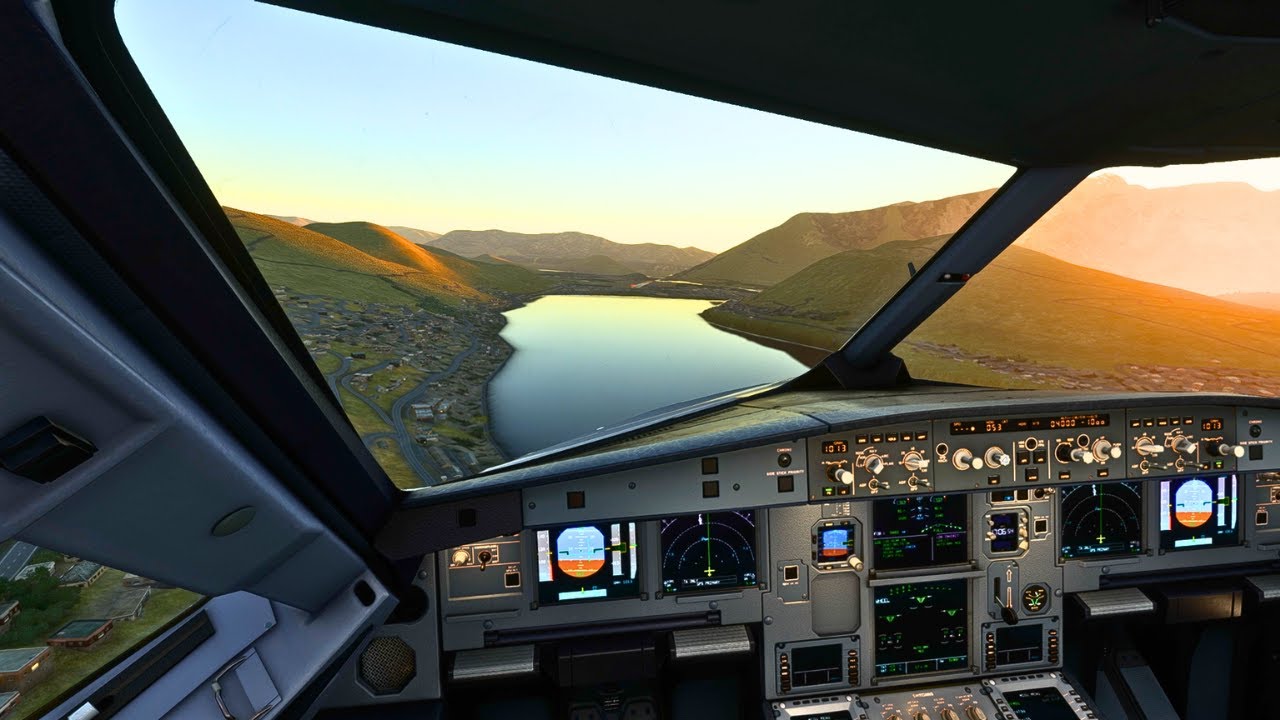 Airbus A320 Landing in Queenstown | Pilot POV | Microsoft Flight Simulator 2024