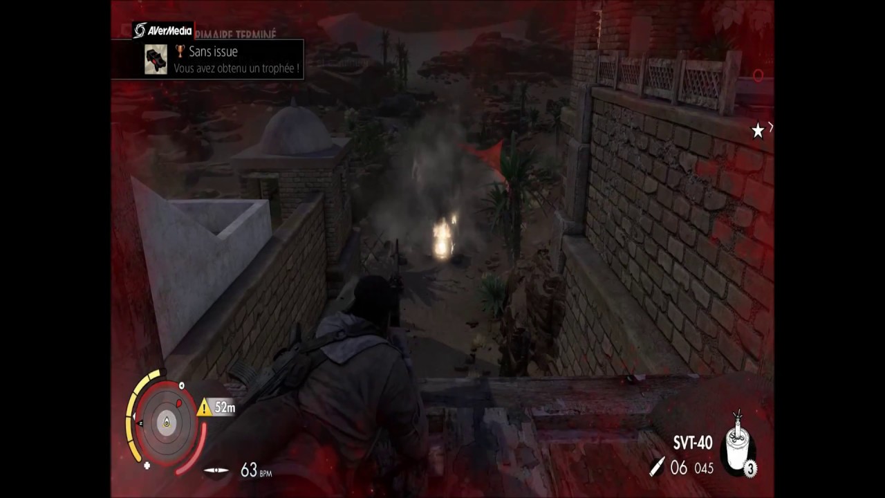 Sniper elite III dlc A la traque du Loup Gris trophée    Et reste mort!