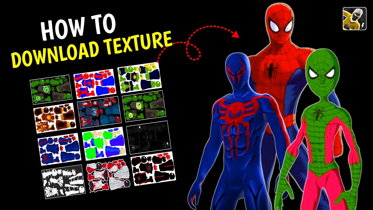 How To Download All Spider-Man Skin Texture In Spider Fuser!