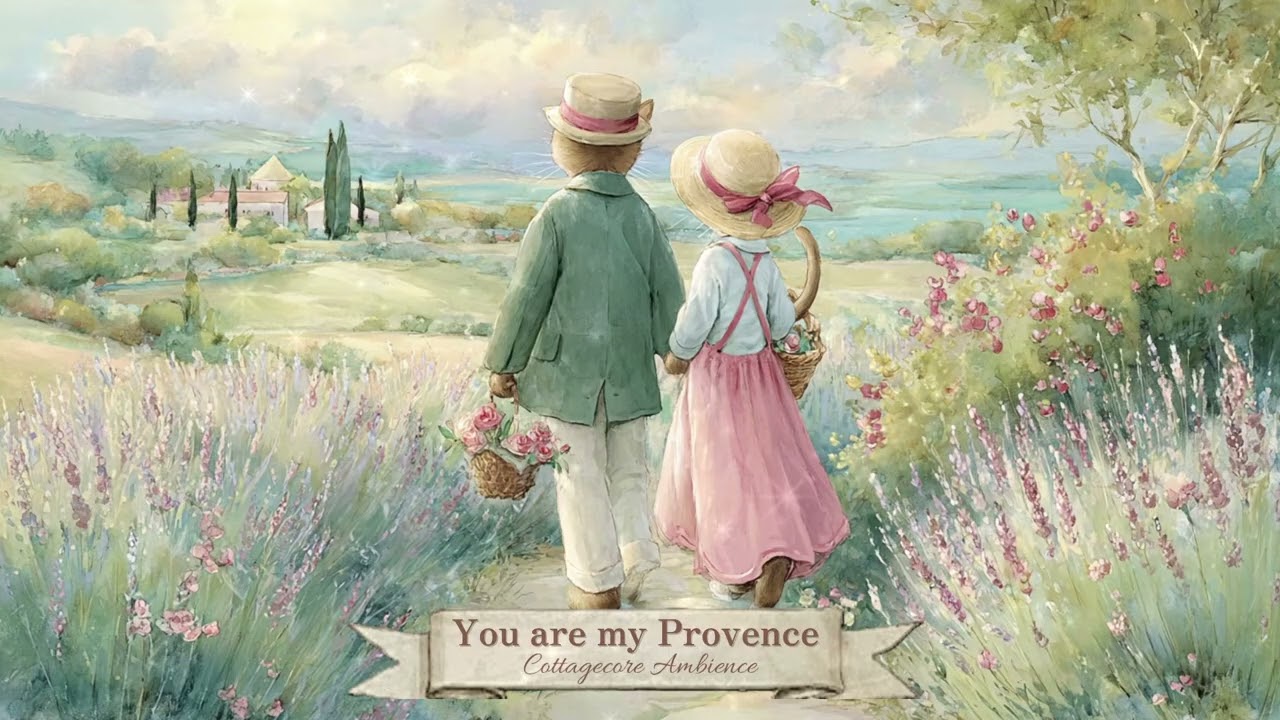 [Cottagecore Ambience] Walking through Provence together for a beautiful day 👒