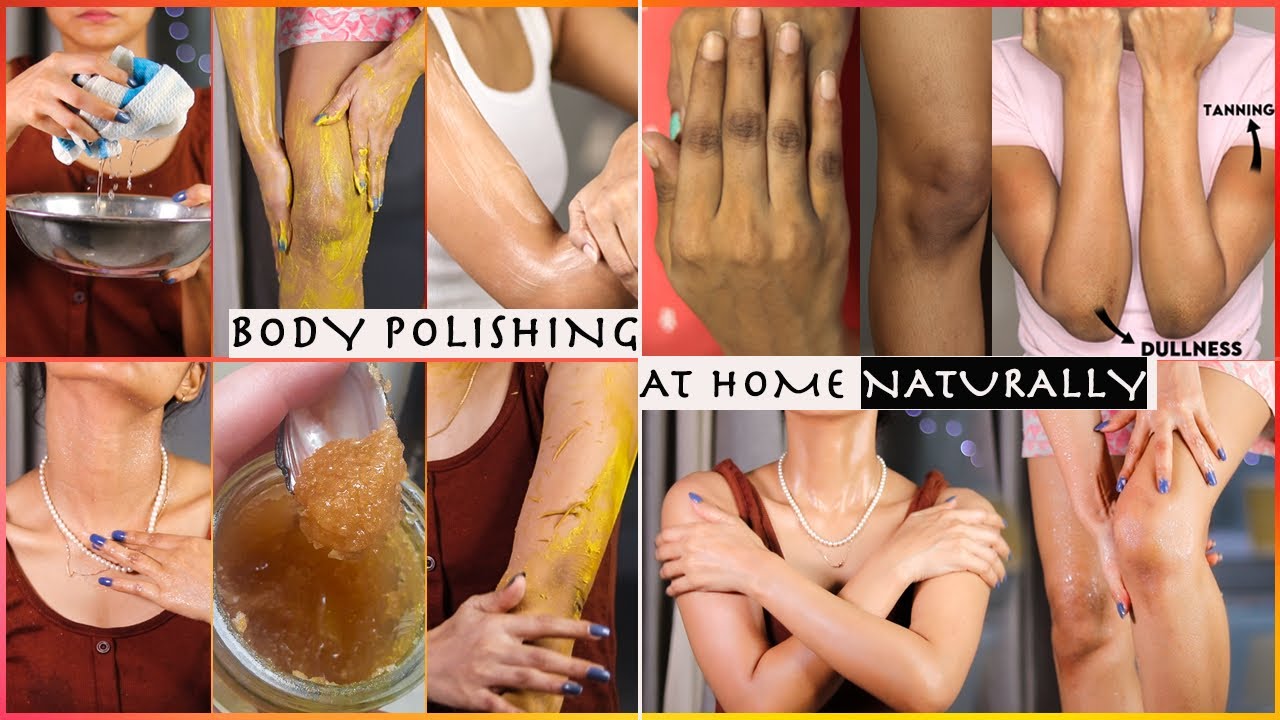 SKIN BRIGHTENING with DIY BODY POLISH At HOME | Get Bright & Glowing Skin | 
