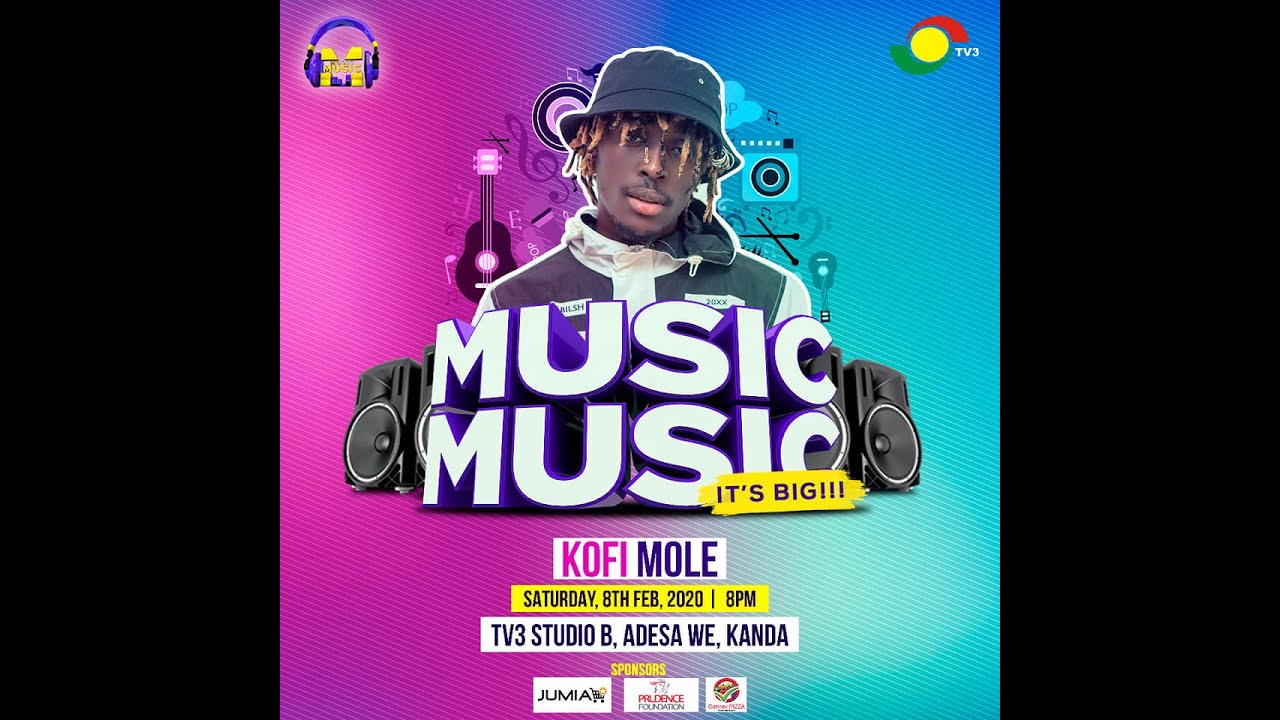 Kofi Mole Performs Dont Be Late @TV3 MusicMusic