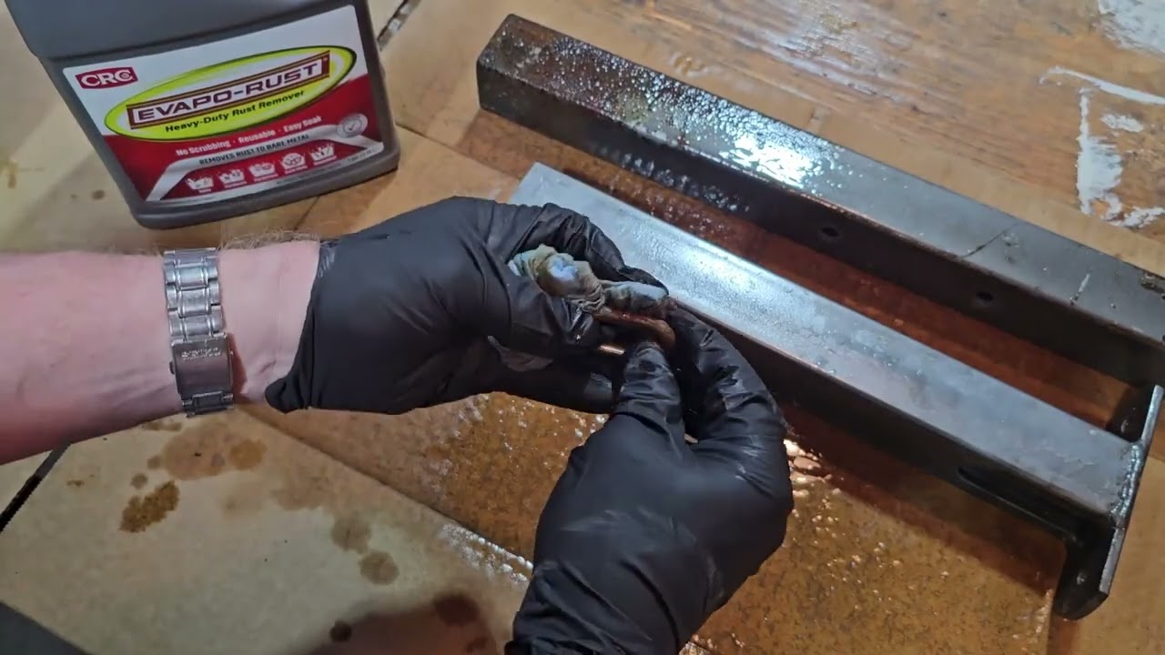 Heavy Rust Removal with CRC EvapoRust | Before and After, Gym Equipment Restoration