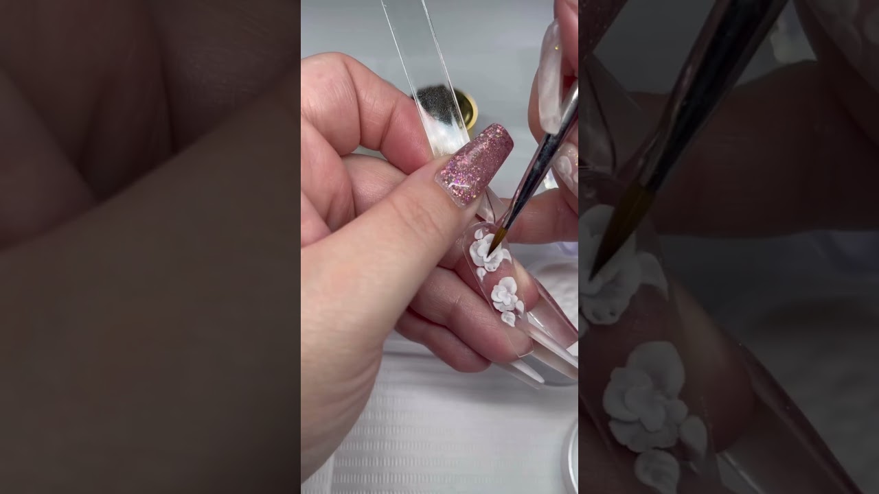 Encapsulated 3D acrylic flower 🌹 tutorial for beginners