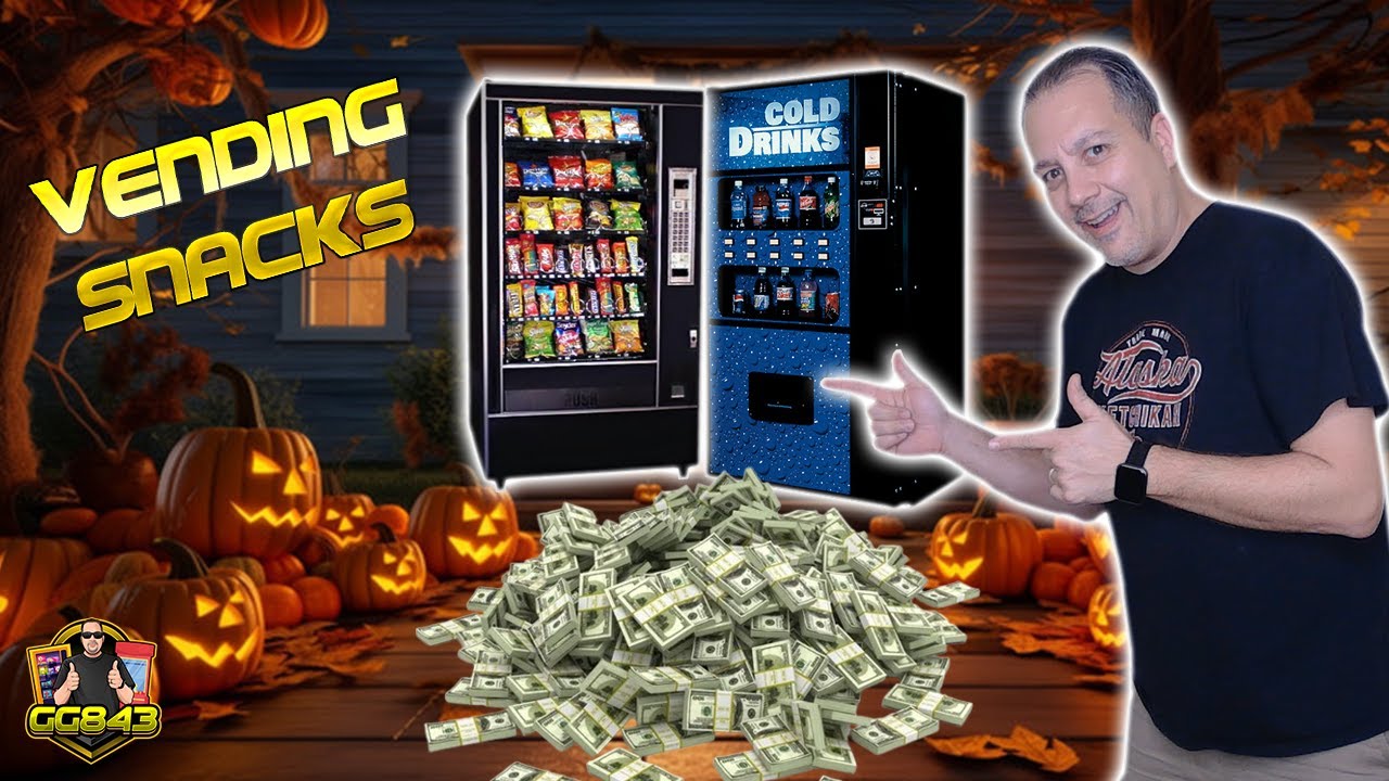 Collecting More MONEY From 2 Vending Machines!