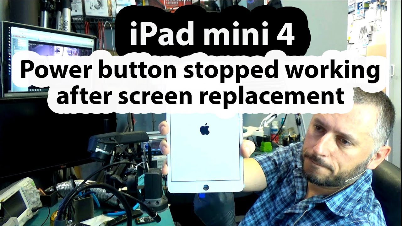 iPad mini 4 power button not working after screen replacement - Sleep wake sensor