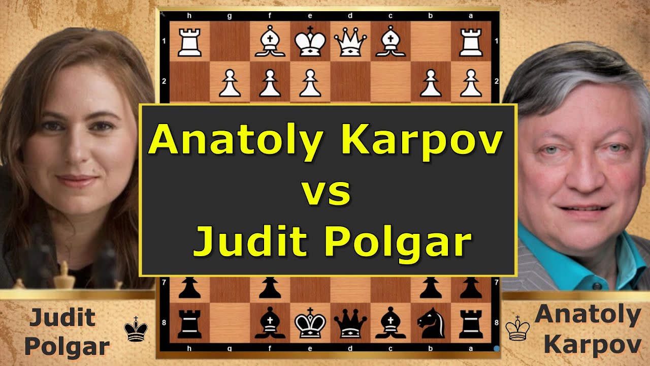 ANATOLY KARPOV vs JUDIT POLGAR &ndash; Counterattack in the Benoni! ♟🔥 #karpov #juditpolgar #chesslegends