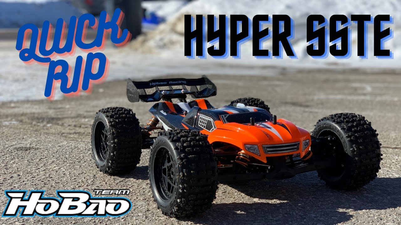 Hobao Hyper SSTE 1/8 Truggy (Running Dboots Backflip 4s tires)