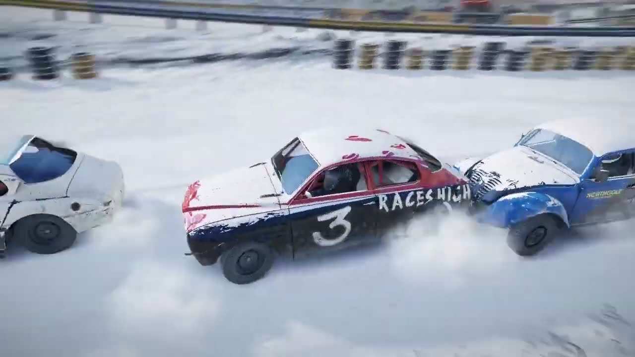 WRECKFEST | EXTREME SNOW RACE | BANGER RACING