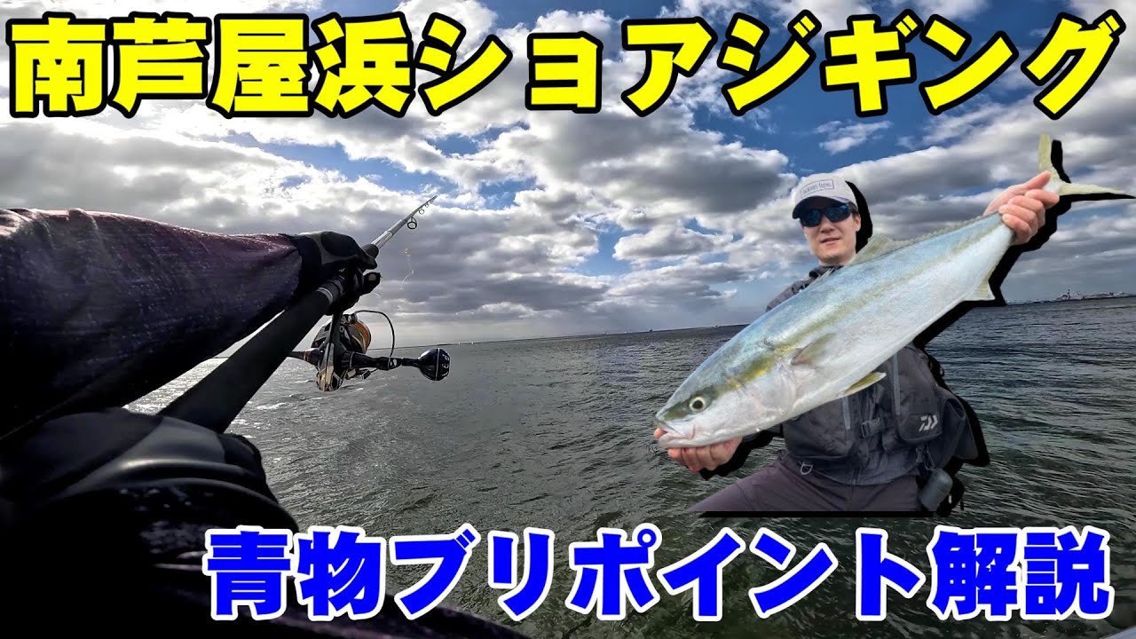 南芦屋浜でショアジギング！青物ブリ・サワラのポイント徹底解説！