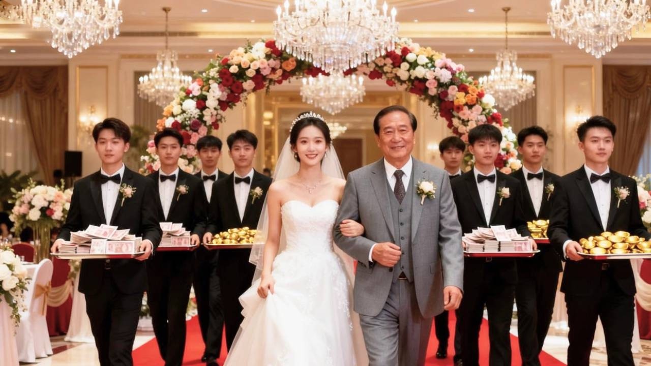 20歲年輕女孩嫁給60歲董事長，沒成想婚禮上他出意外身亡，姑娘接下來的舉動，讓所有人吃驚
