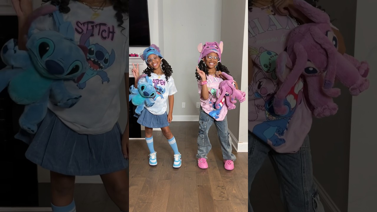 OMG look the cutest stitch outfits ever 🔥 #shorts #cityboy #stitch #liloandstitch