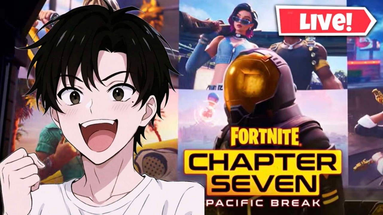 Anime Figur spielt Fortnite Live!🔥(Bin Synchronsprecher & VTuber)