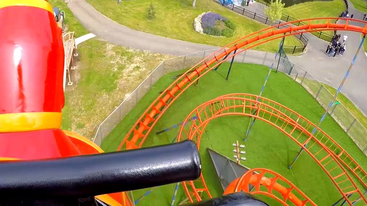 Wild Train Front Row On Ride POV - Parc Saint Paul