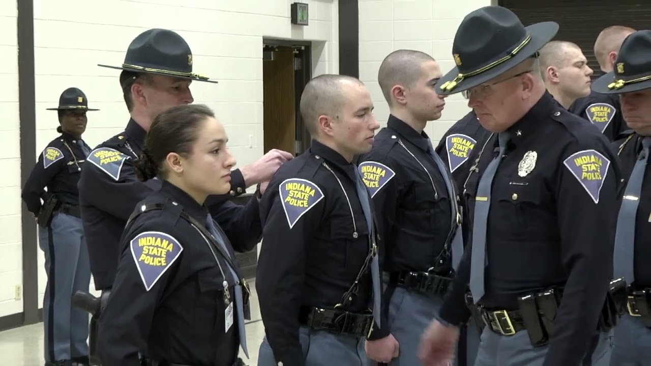 Indiana State Police - 82nd Recruit Class Uniform Inspection