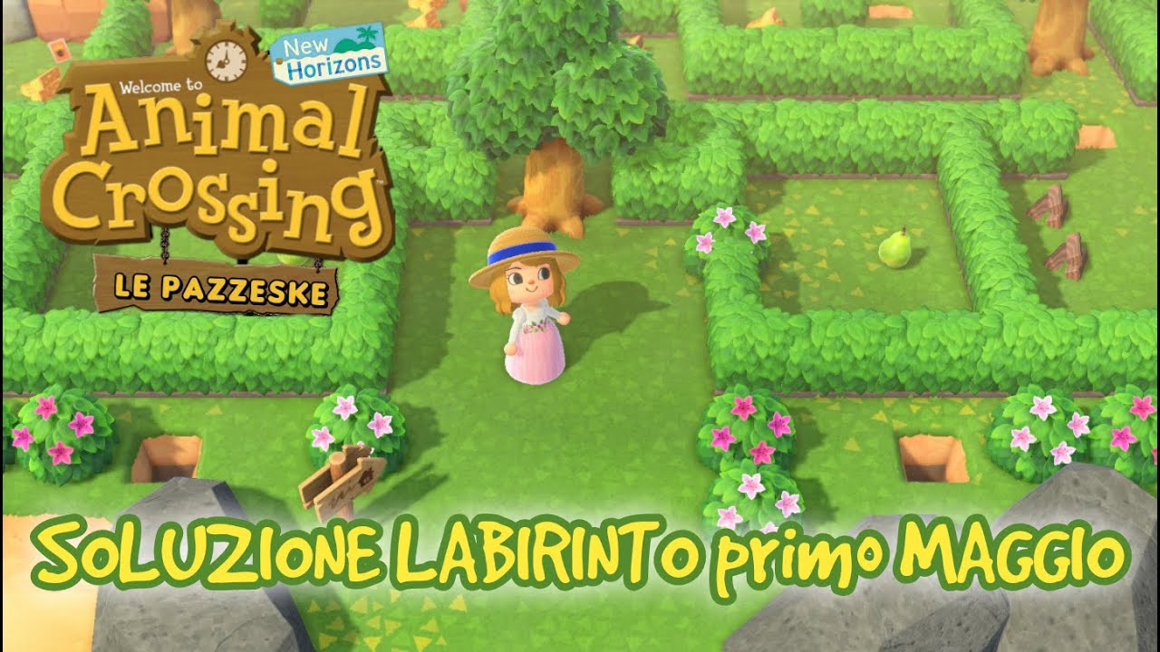 ANIMAL CROSSING NH LE PAZZESKE: LABIRINTO PRIMO MAGGIO