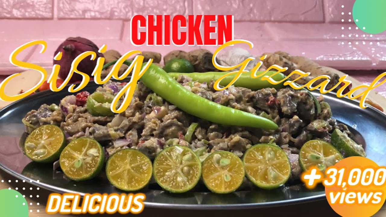 HOW TO COOK SPICY SISIG | CHICKEN GIZZARD | Easy to Cook|Eyadscookingph