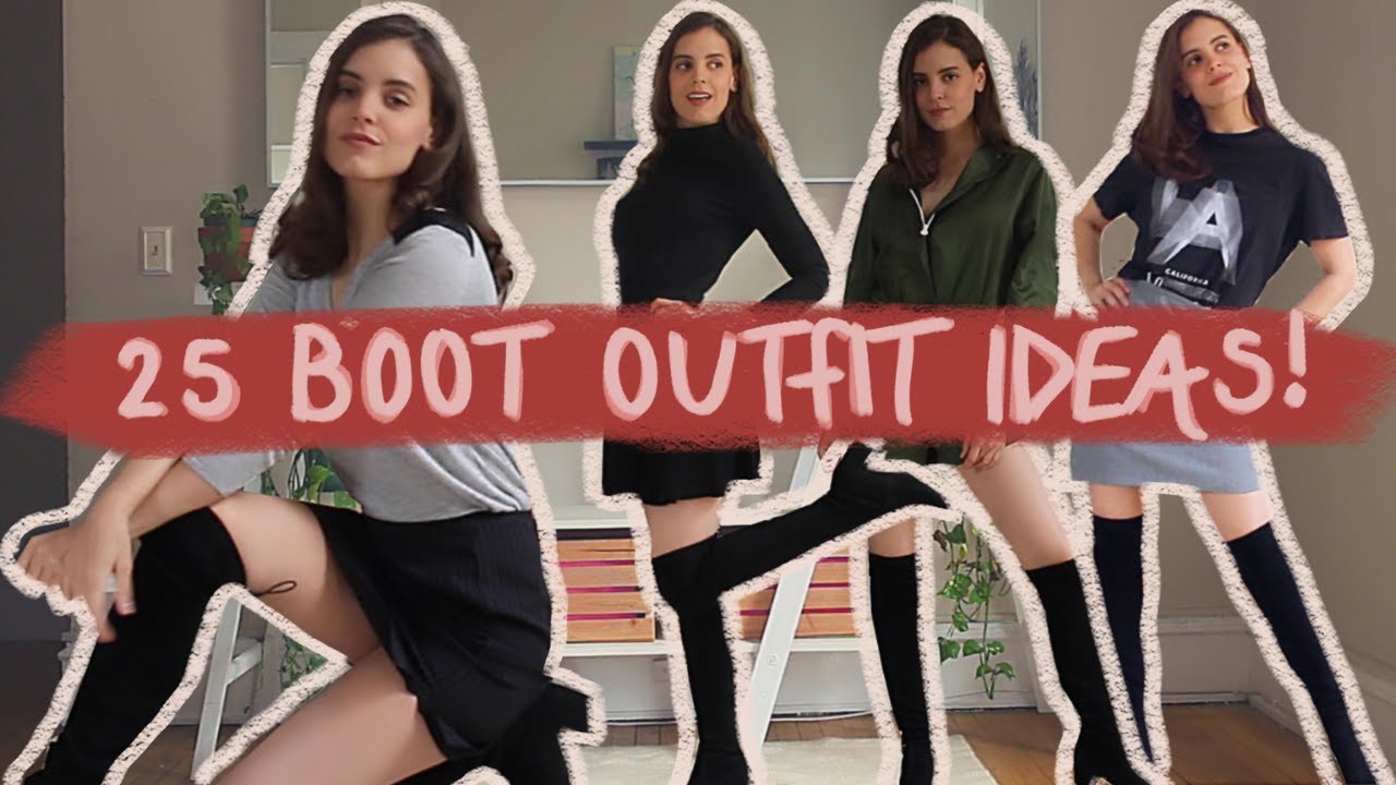 25 WAYS TO STYLE OVER-THE-KNEE BOOTS! | boot outfit ideas