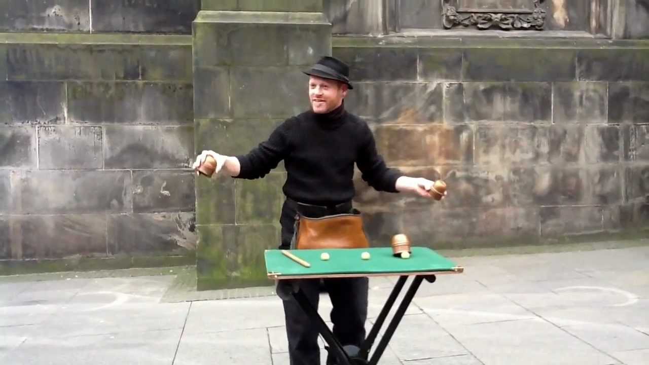 Todd Various Performing The Cups And Balls