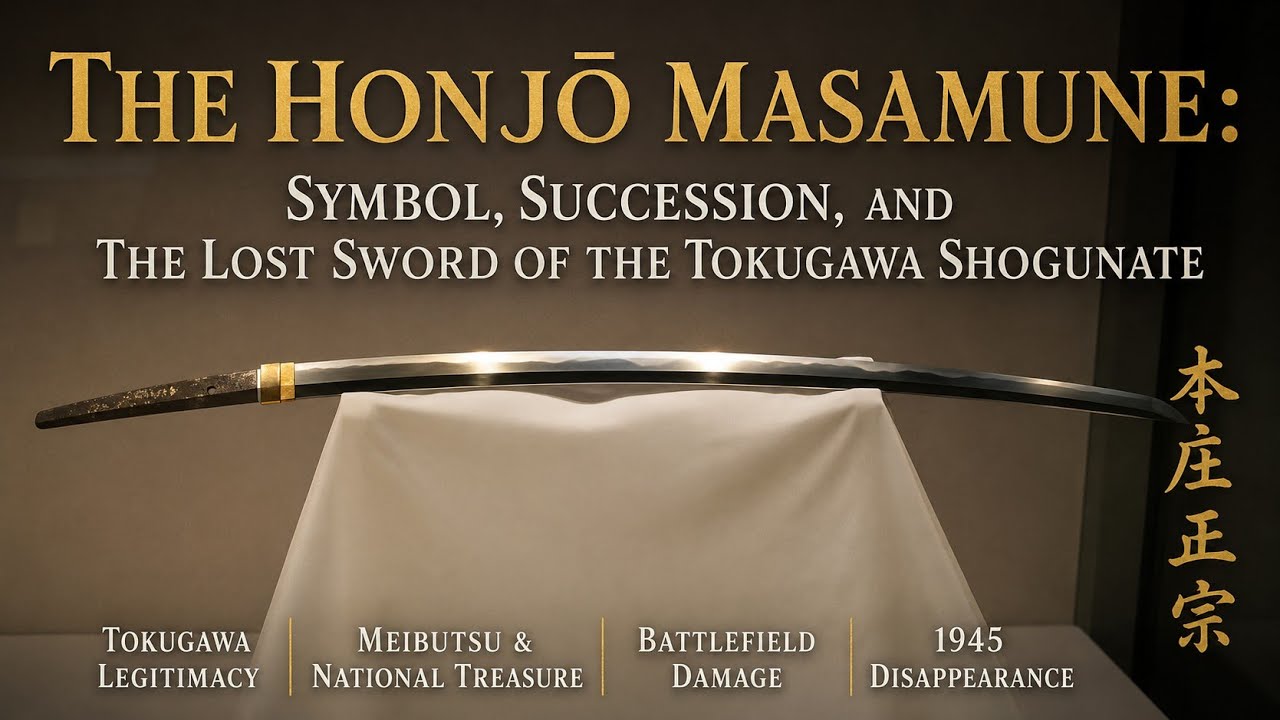 The Honjō Masamune: Symbol, Succession, and the Lost Sword of the Tokugawa Shogunate