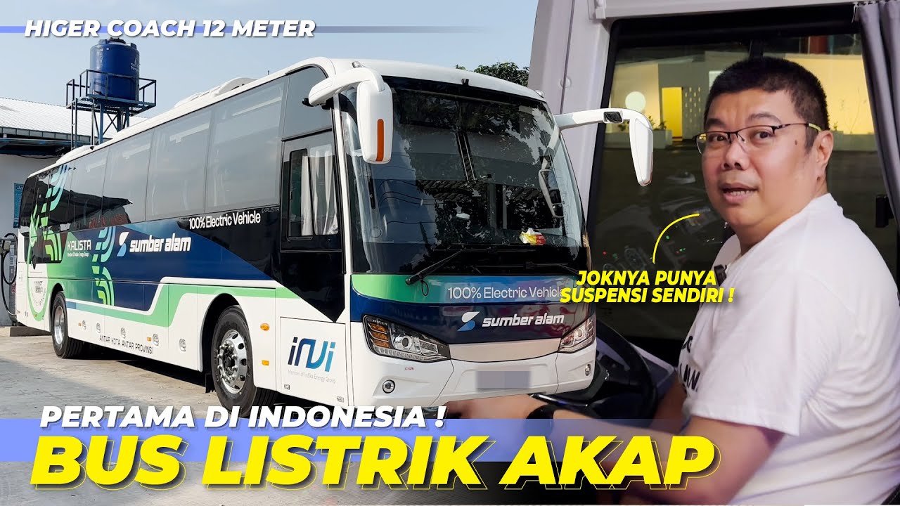 REVIEW LENGKAP BUS LISTRIK AKAP PERTAMA DI INDONESIA !!