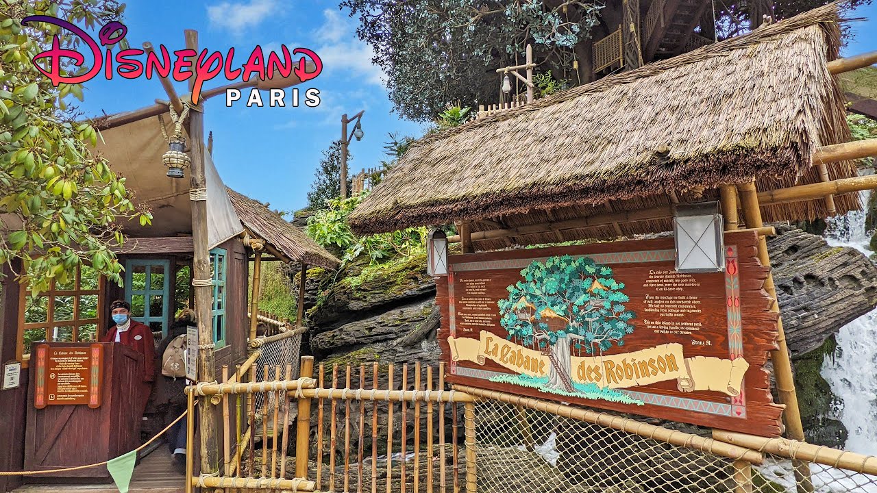 Swiss Family Robinson Treehouse Full Tour at Disneyland Paris (April 2022) [4K]