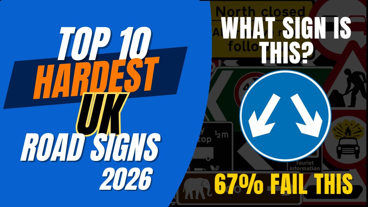 Driving Theory Test: 10 Hardest Theory Questions. How To Pass UK Theory Test