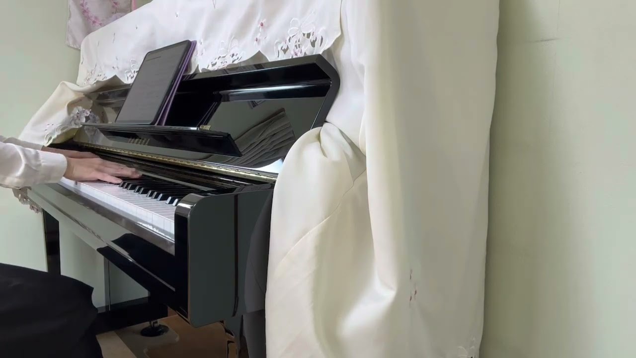 職場の友人に心を込めて❤️ショパン「ラルゴ（神よ、ポーランドをお守りください）」美しい和音の連続が沁み渡る🥹
