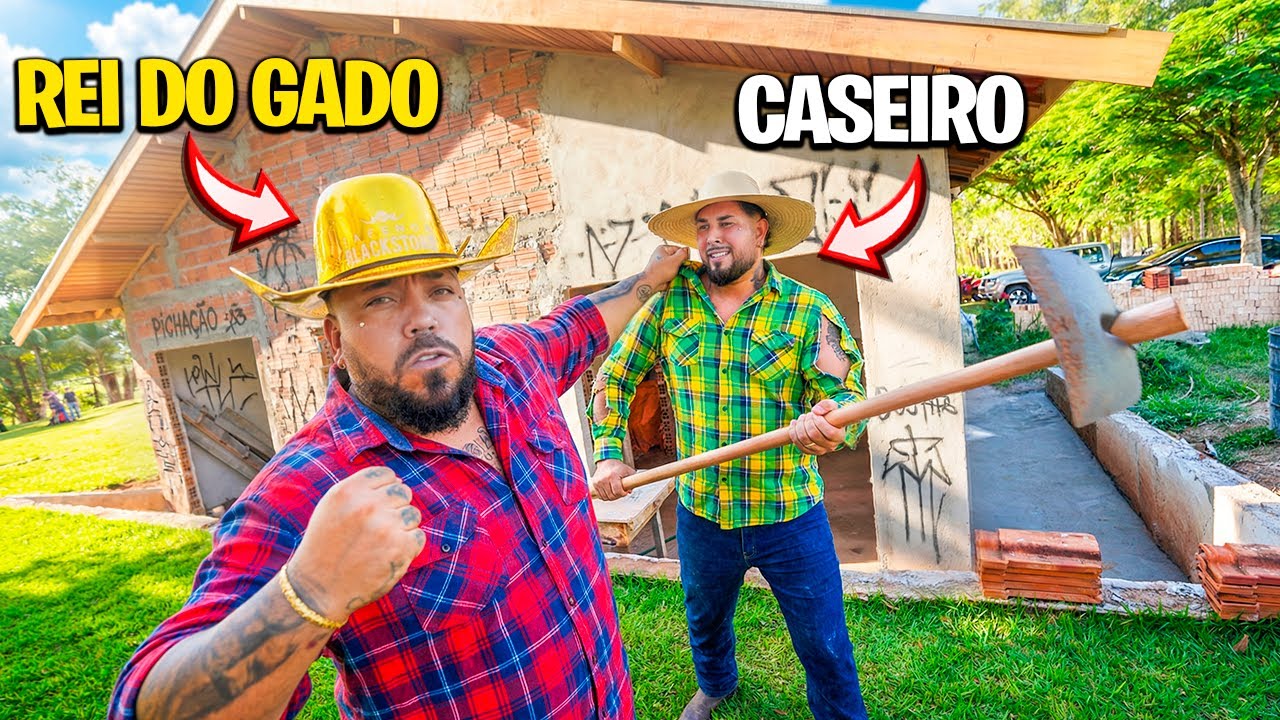 BOTO NÃO FAZ ISSO POR FAVOR …  😭 * dormi na construção da fazenda * 