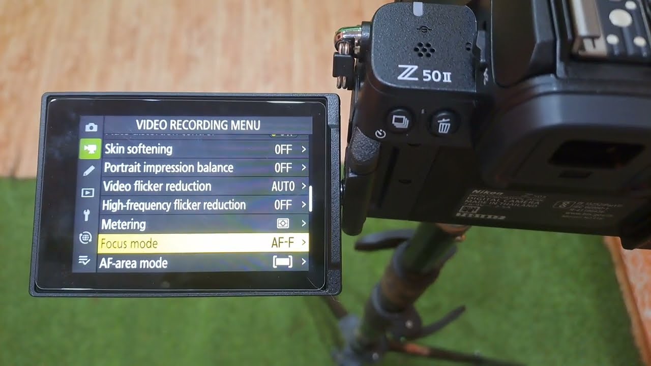 Nikon z50 mark 2 ki video setingh