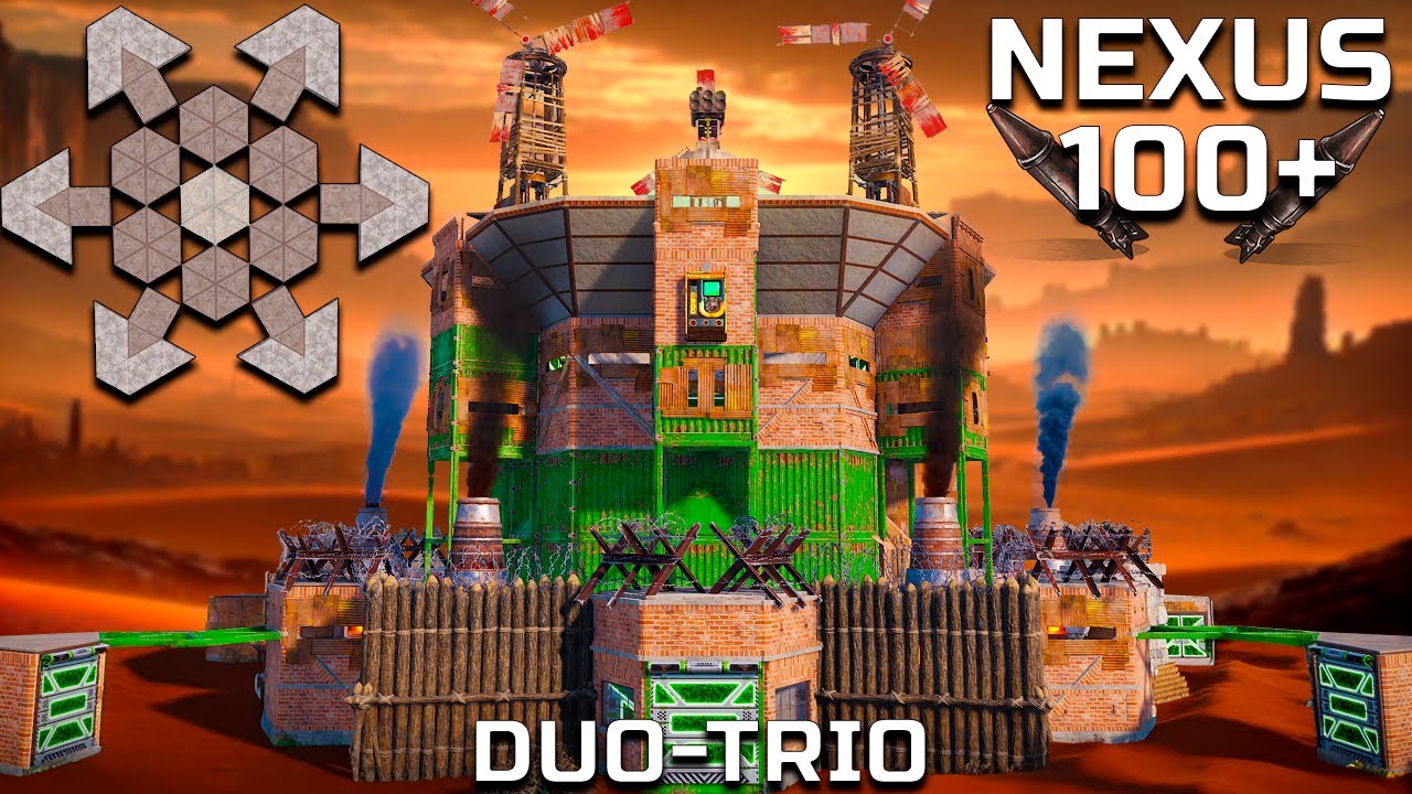 NEXUS - OFFLINE MONSTER with 9 BUNKERS , 5 WALLS & FLOOR STACKING [rust base design]