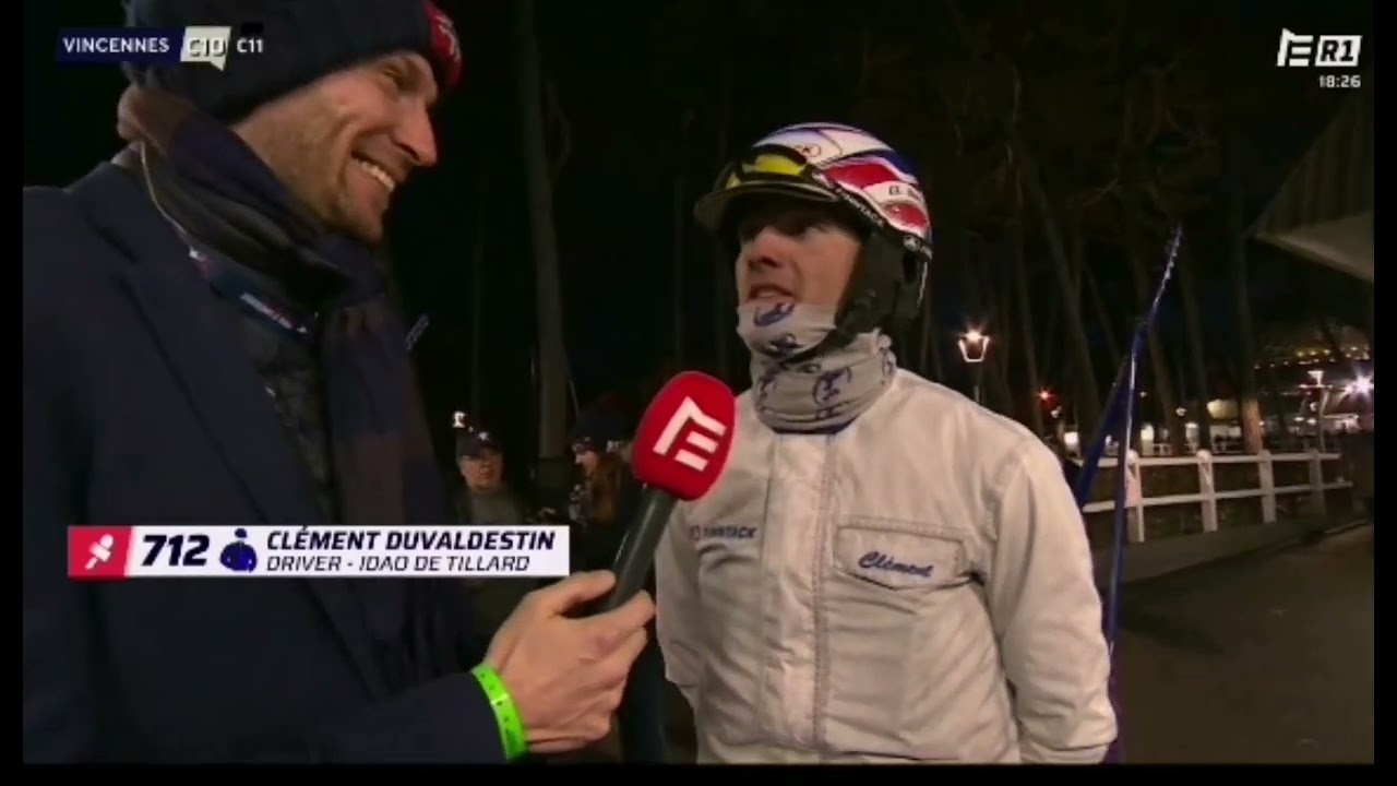 Idao de Tillard et Clément Duvaldestin après le PdA 2024 aux écuries