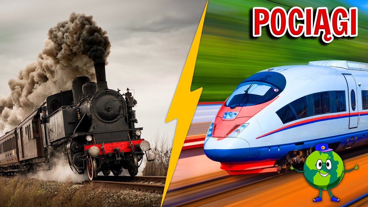 Świat Pociąg&oacute;w! 🚂💨 Znasz wszystkie rodzaje? Film Edukacyjny Dla Dzieci