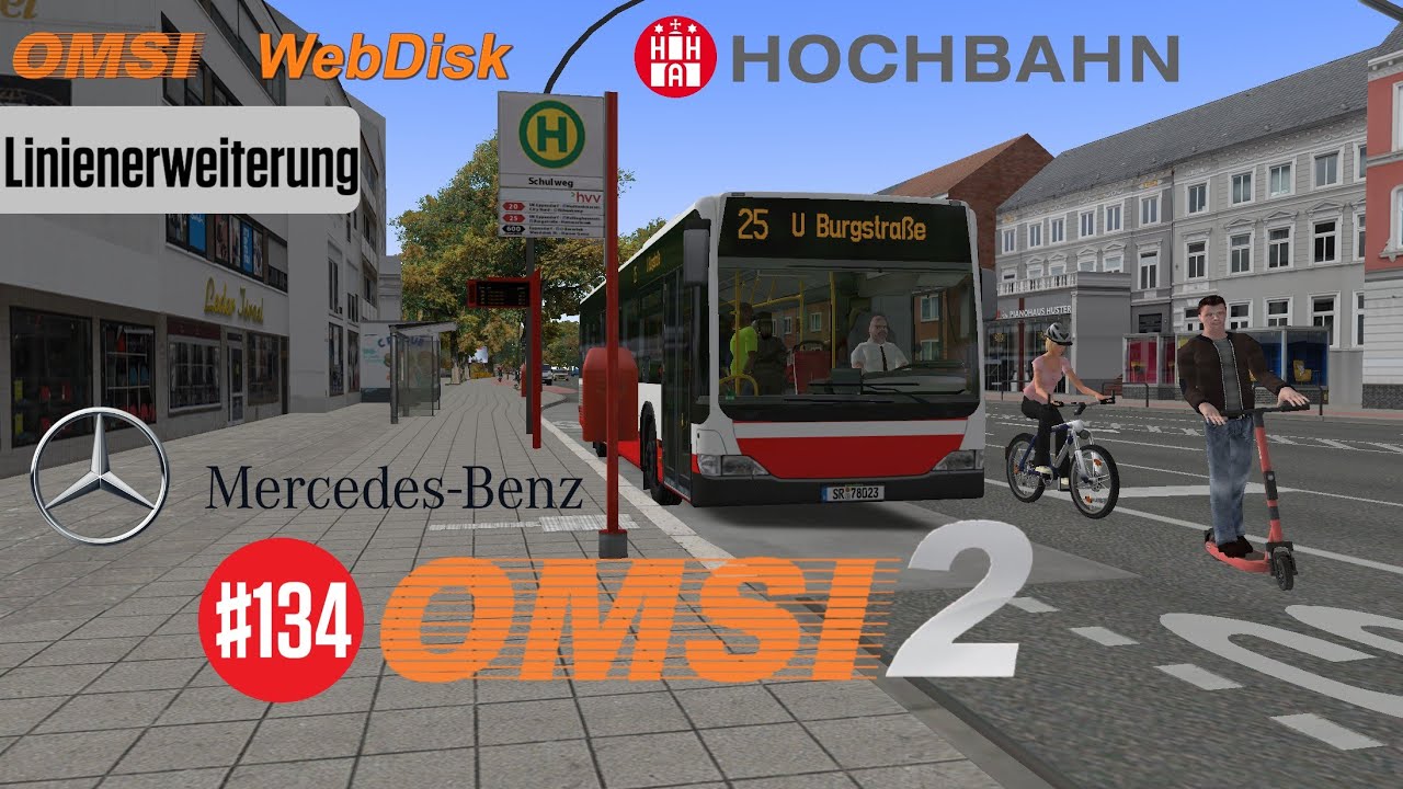 Lets Play Omsi 2: Hamburgs Linienerweiterug im Facelift durch die Stadt #134