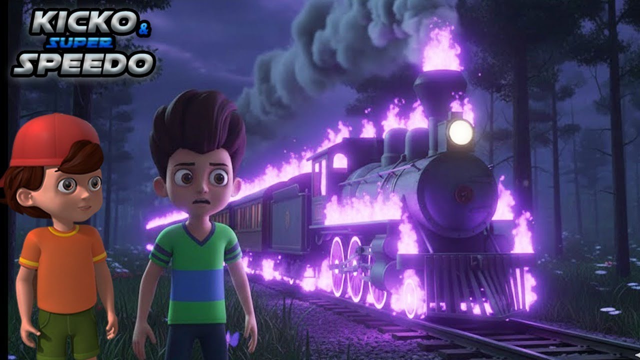Kicko ने देखी Purple Fire से चलती Train| Kicko & Super Speedo |New EpisodesIn Hindi|Cartoon For Kids