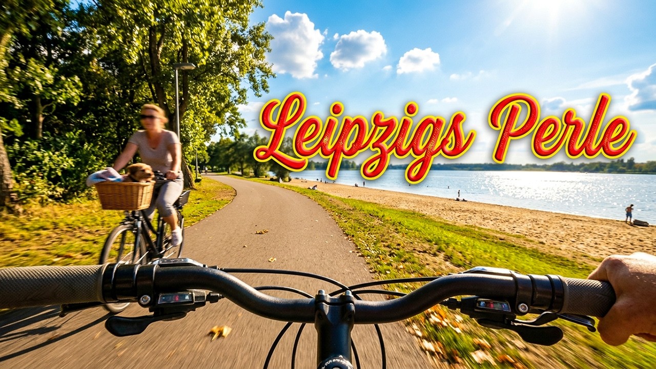 Leipzig: Kulkwitzer See - Mit dem Rad um den See