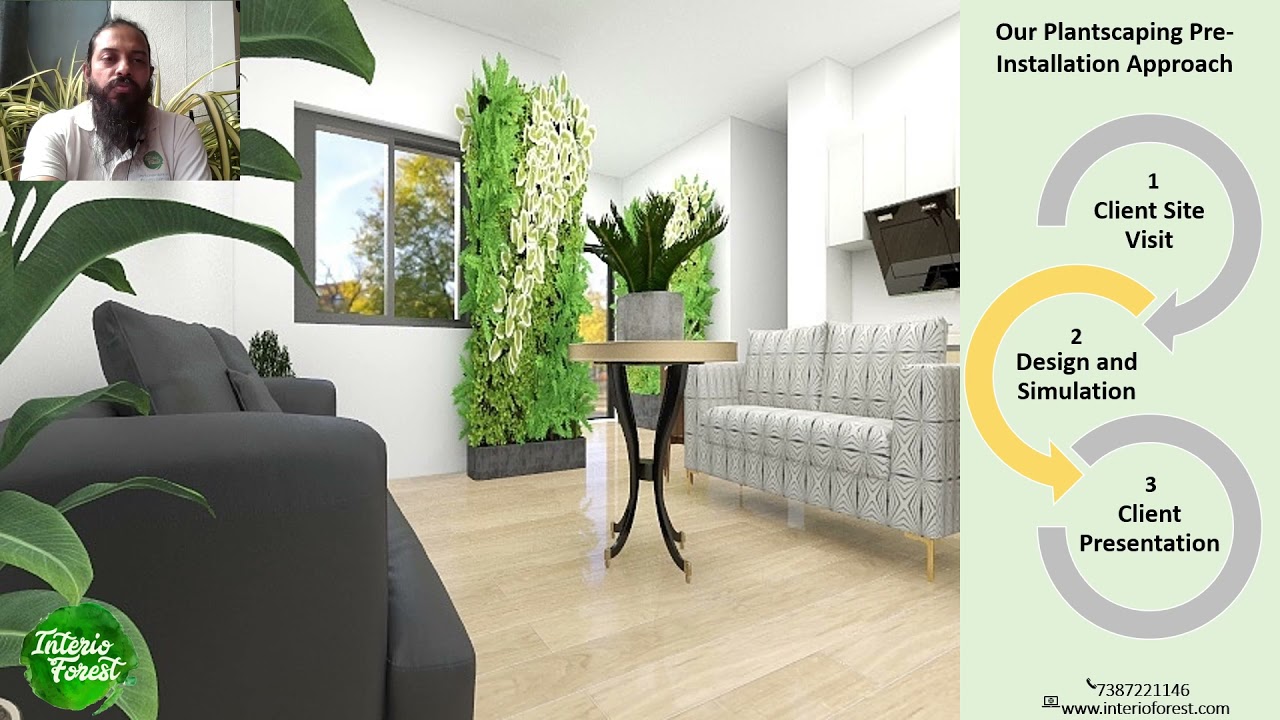 Indoor Landscaping / Plantscaping Projects - Steps we follow