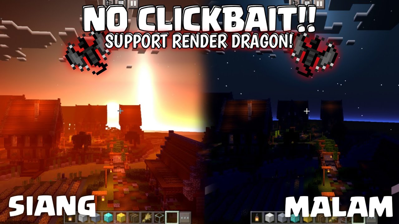 SHADERS RTX YANG ADA DI MINECRAFT PE SUPPORT RENDER DRAGON eps26 - NO CLICKBAIT!