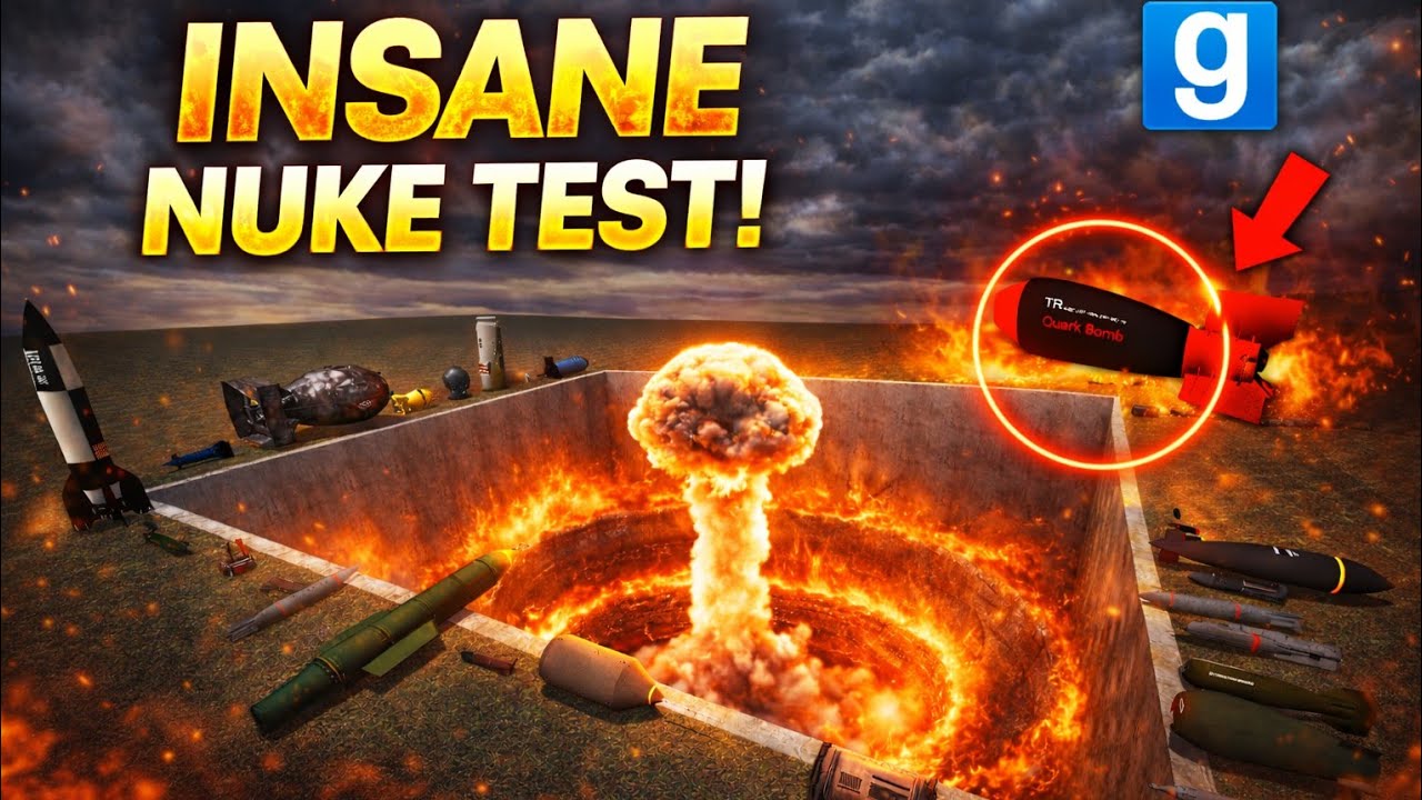 🔥 Testing Every Nuke in GMod! (Insane Destruction)