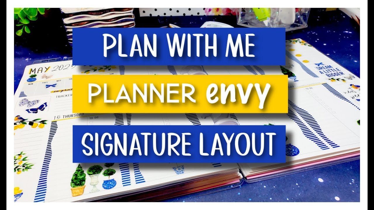 Plan with Me⭐ Same Sticker Book Challenge Collab ⭐Planner Envy Signature Layout