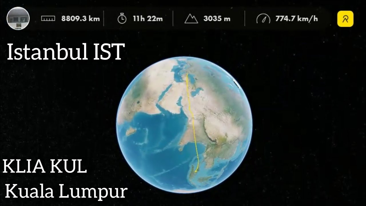 Istanbul Atatürk Airport (IST) ke Kuala Lumpur Airport KLIA (KUL) - Umrah Ziarah Turki Hari ke 15