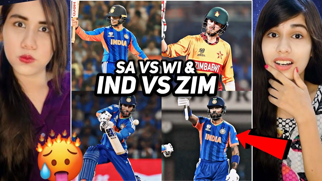 Team India Showing No Mercy 🥶🏏 | IND vs ZIM Reaction l SA vs WI l WC2026