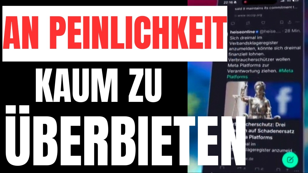 SO PEINLICH, dass man es nicht unkommentiert LASSEN KANN! W SOCIAL!