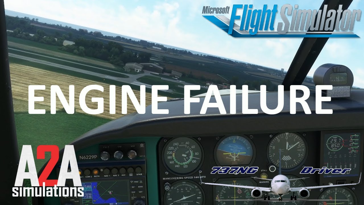 A2A Comanche Engine Failure Demonstration and why you should not turn back! | Real Airline Pilot
