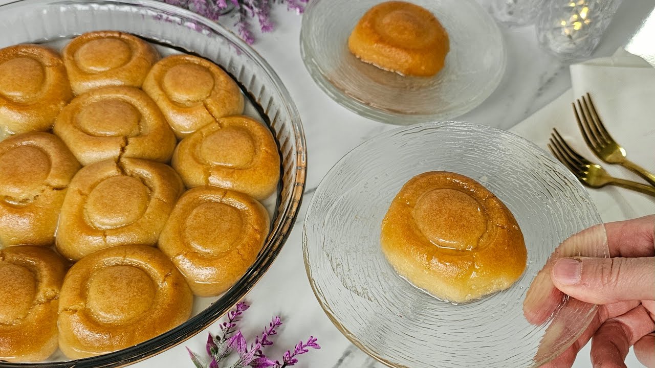 Me 1 Vezë dhe Pak Vaj Tatlia e Gjyshes me Sherbet e Cila Shkrihet në Gojë 