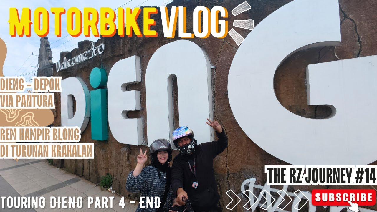 DIENG PART 4 | TOL KAYANGAN - TURUNAN KRAKALAN (REM HAMPIR BLONG) | THE RZ JOURNEY #14